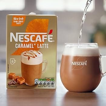 قهوه فوری نسکافه کارامل لاته Nescafe Gold Caramel Lat — تصویر ۳