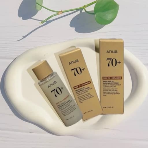 تونر روشن کننده و آبرسان برنج آنوا Anua Rice 70 + Ceramide حجم 250ML — تصویر ۱۱
