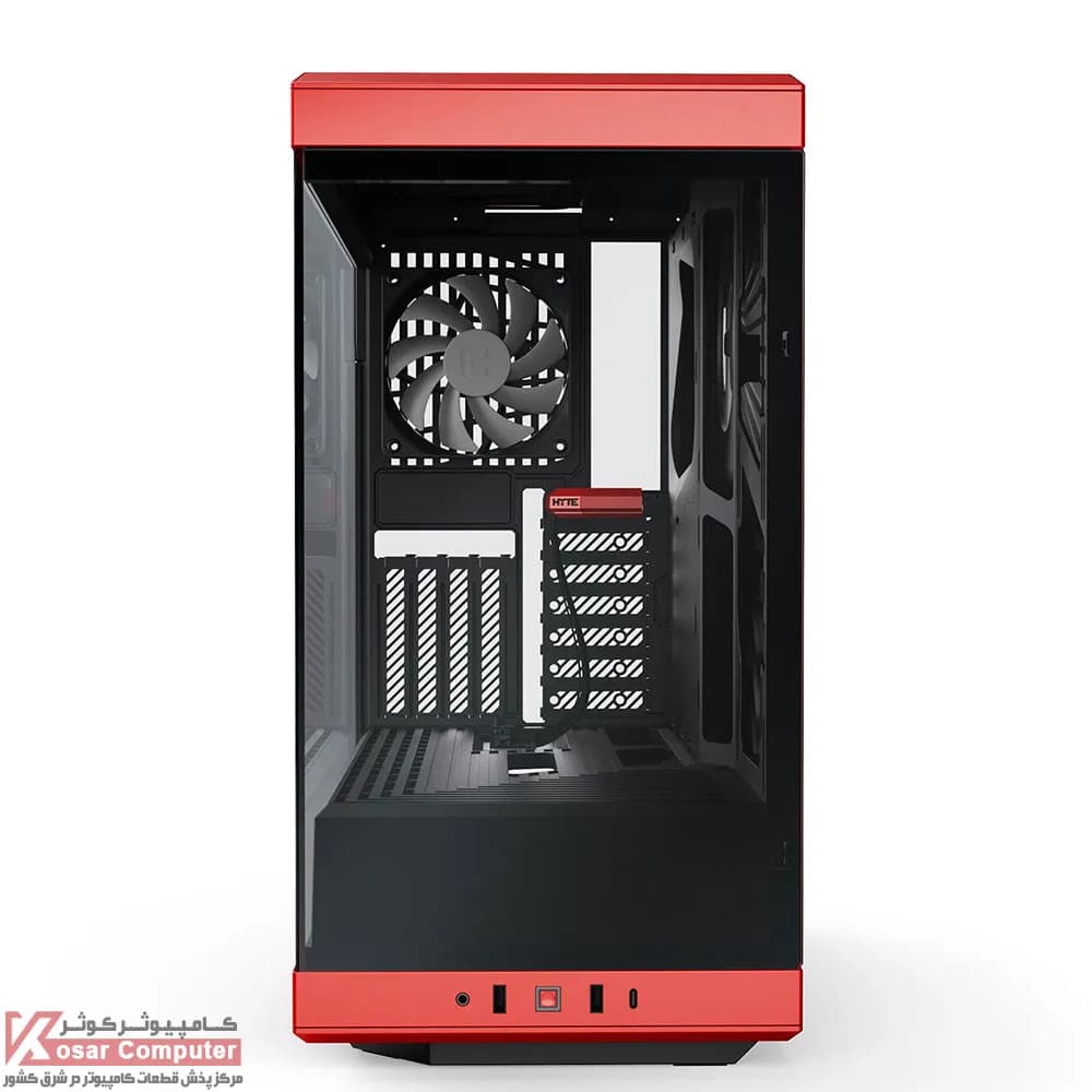 کیس HYTE مدل Y40 – Black Cherry — تصویر ۵