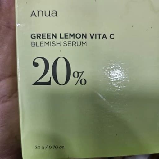 سرم ضد لک ویتامین سی لیمو سبز آنوا ANUA Green Lemon Vita C Blemish Serum حجم 20 گرم — تصویر ۳