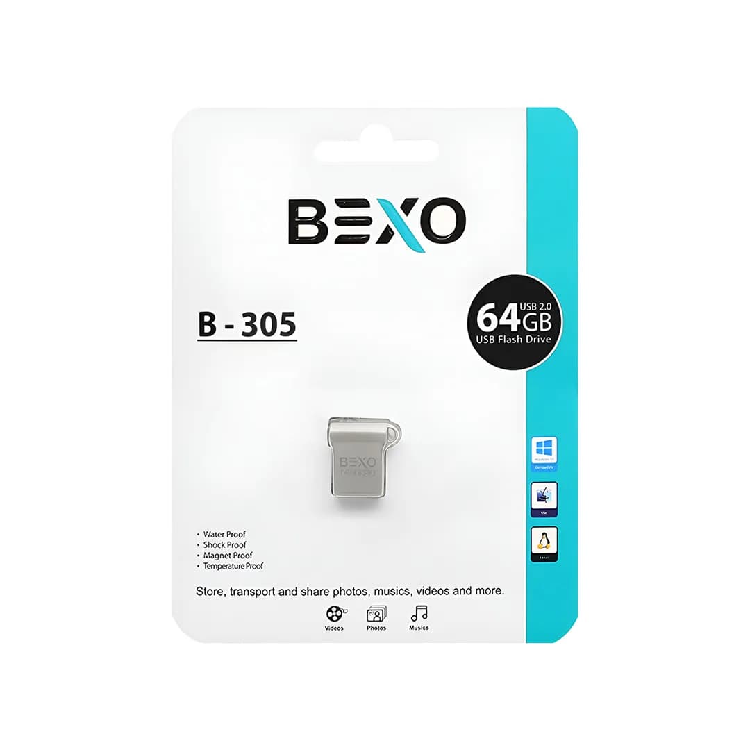 فلش مموری بکسو مدل B-305 ظرفیت 16 گیگابایت USB2.0 — تصویر ۲