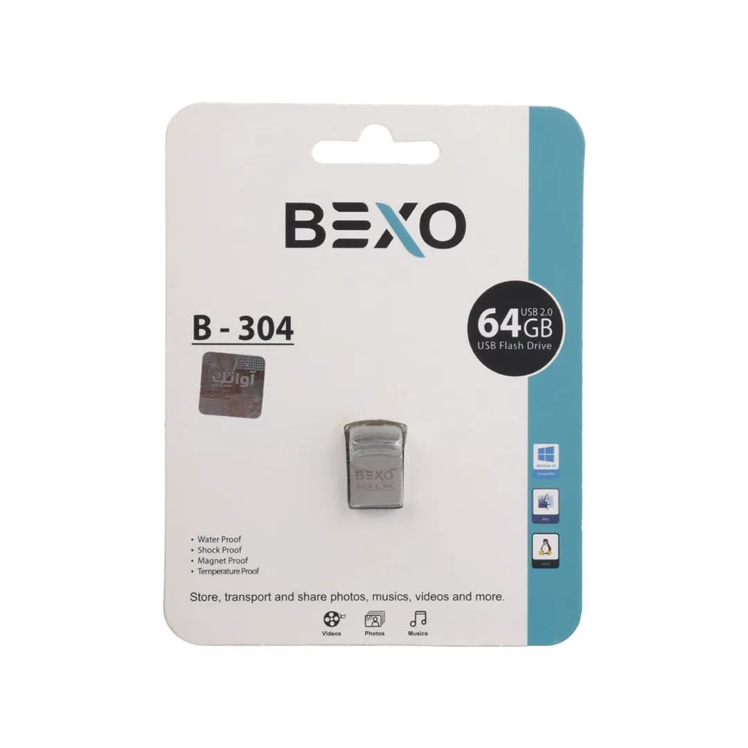 فلش مموری بکسو مدل B-304 ظرفیت 16 گیگابایت USB2.0 — تصویر ۲