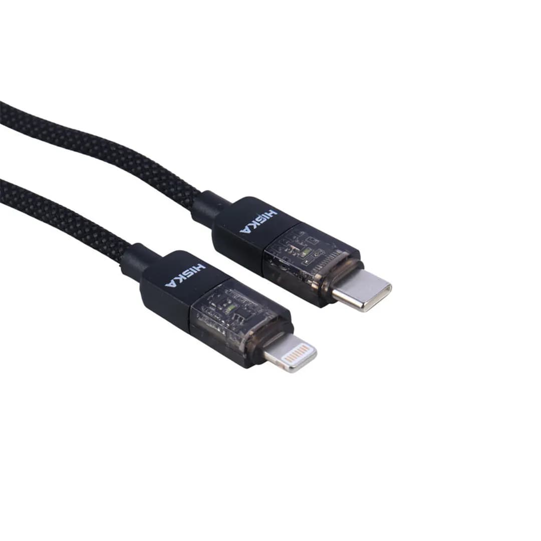کابل دیتا و شارژ 27 وات Type-C به لایتنینگ هیسکا مدل LX-891CL — تصویر ۲