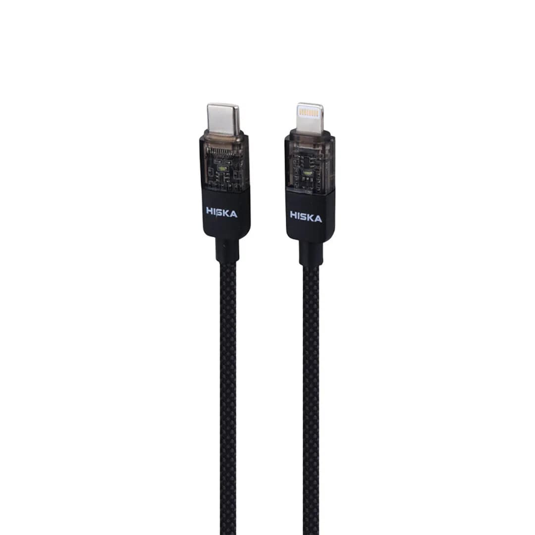 کابل دیتا و شارژ 27 وات Type-C به لایتنینگ هیسکا مدل LX-891CL