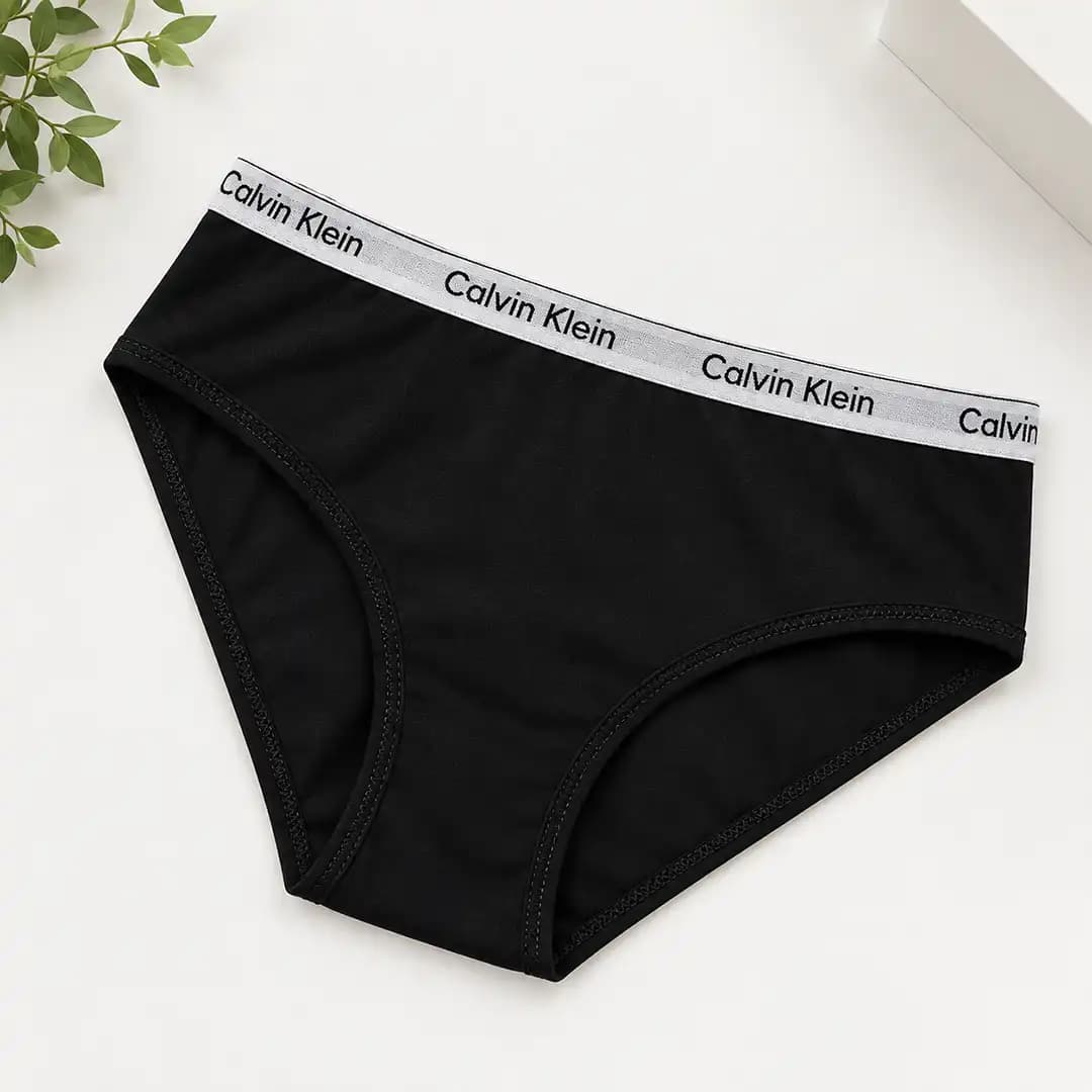 شورت نخ پنبه کلوین تک رنگ مشکی.کدs29