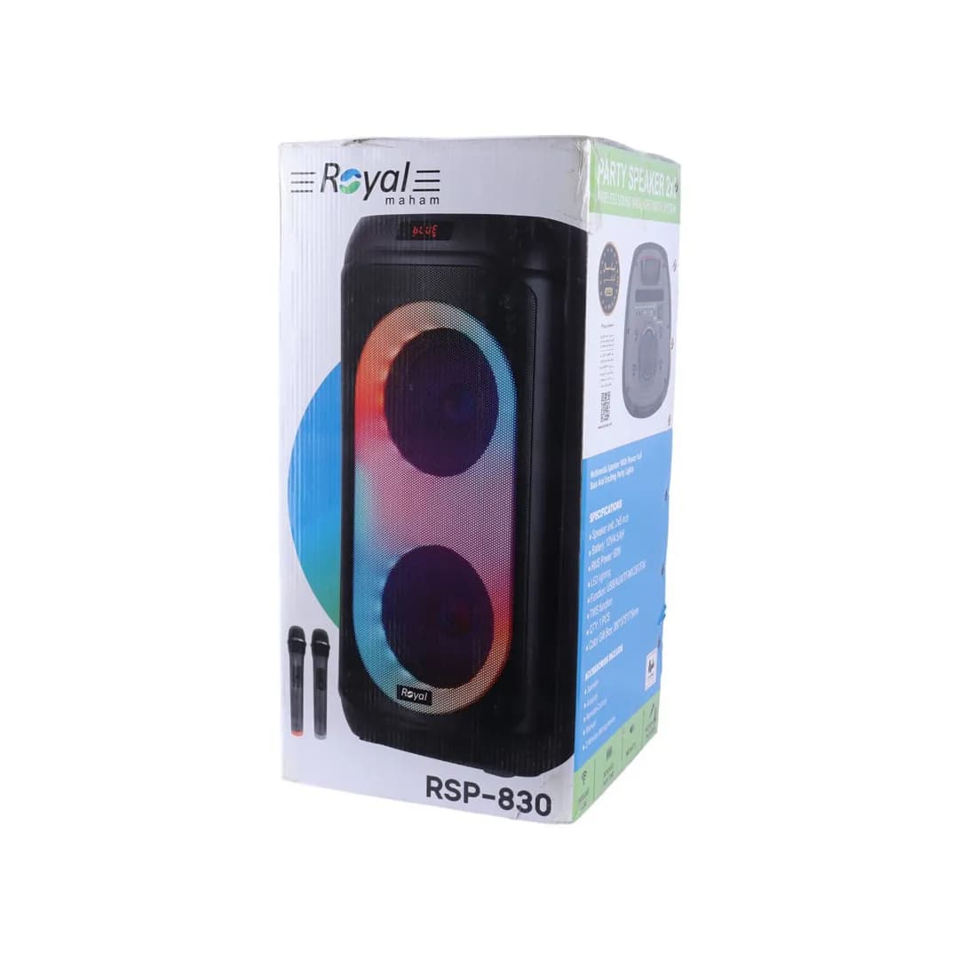 اسپیکر بلوتوثی قابل حمل رویال مدل RSP-830 — تصویر ۶