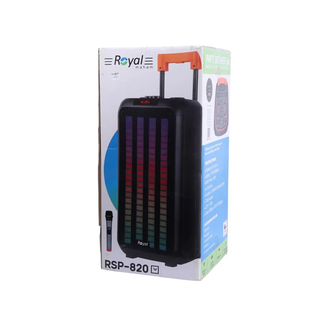 اسپیکر بلوتوثی قابل حمل رویال مدل RSP-820 — تصویر ۶
