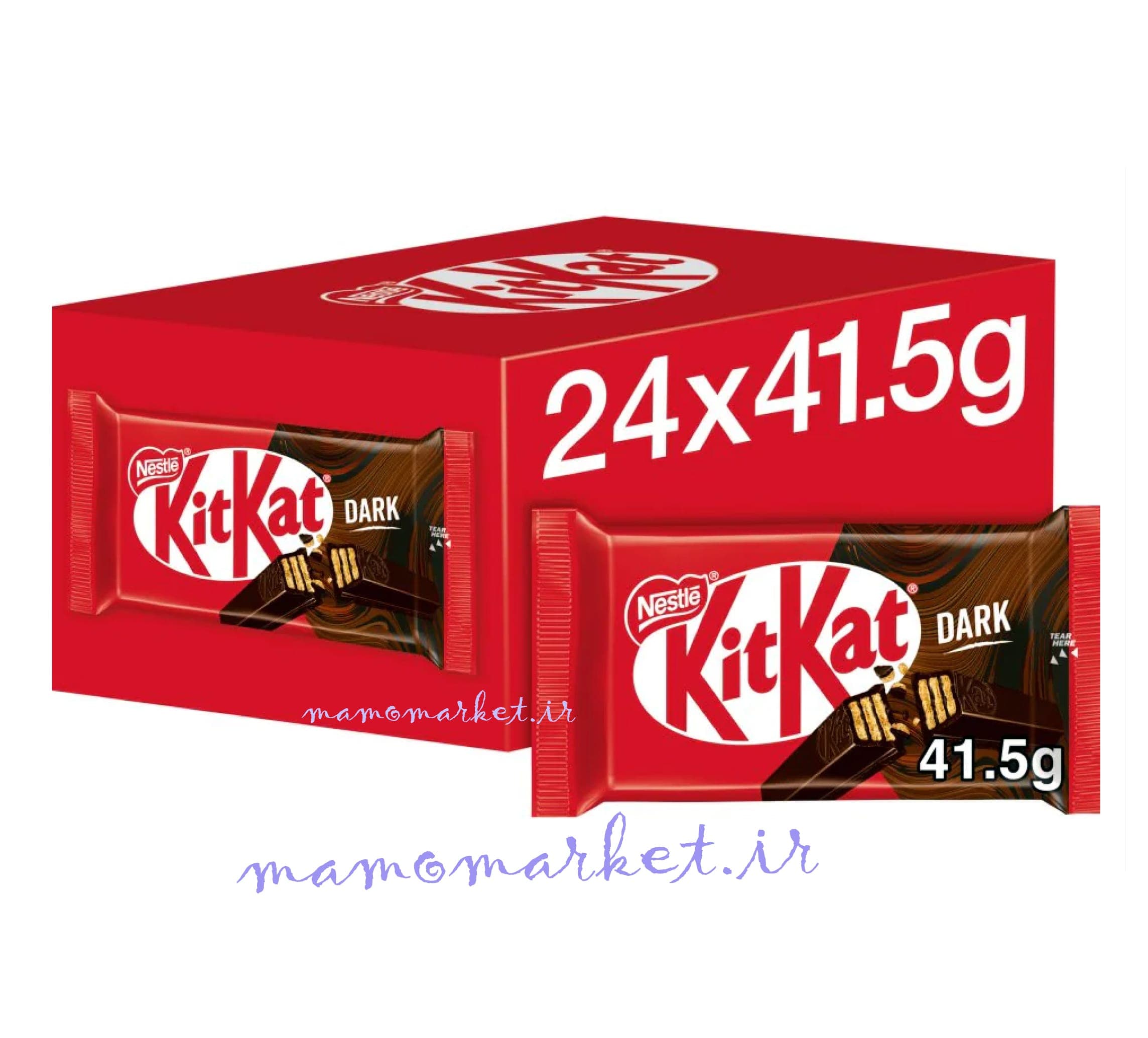 شکلات کیت کت 4 انگشتی دارک KITKAT 4 FINGER DARK CHOCOLATE