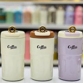 تراول ماگ Coffee لوکس دماسنج دار استیل دوجداره 316