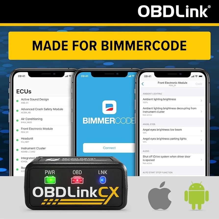 آداپتور OBDLink CX Bimmercode بلوتوث — تصویر ۶