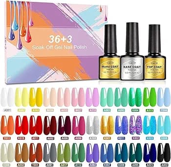 مجموعه ۳۹ تایی لاک ژلSHOWNAIL