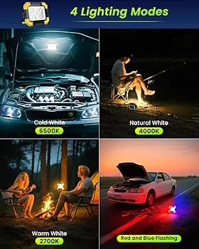 “نورافکن LED قابل حمل با انرژی خورشیدیCLV — تصویر ۶