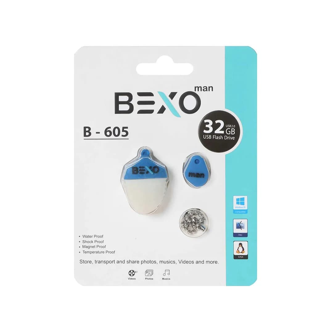 فلش مموری بکسو مدل B-605 ظرفیت 32 گیگابایت USB2.0