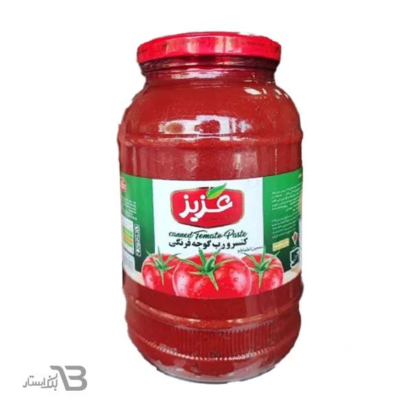 رب شیشه 1350 گرم عزیز(6 عددی)
