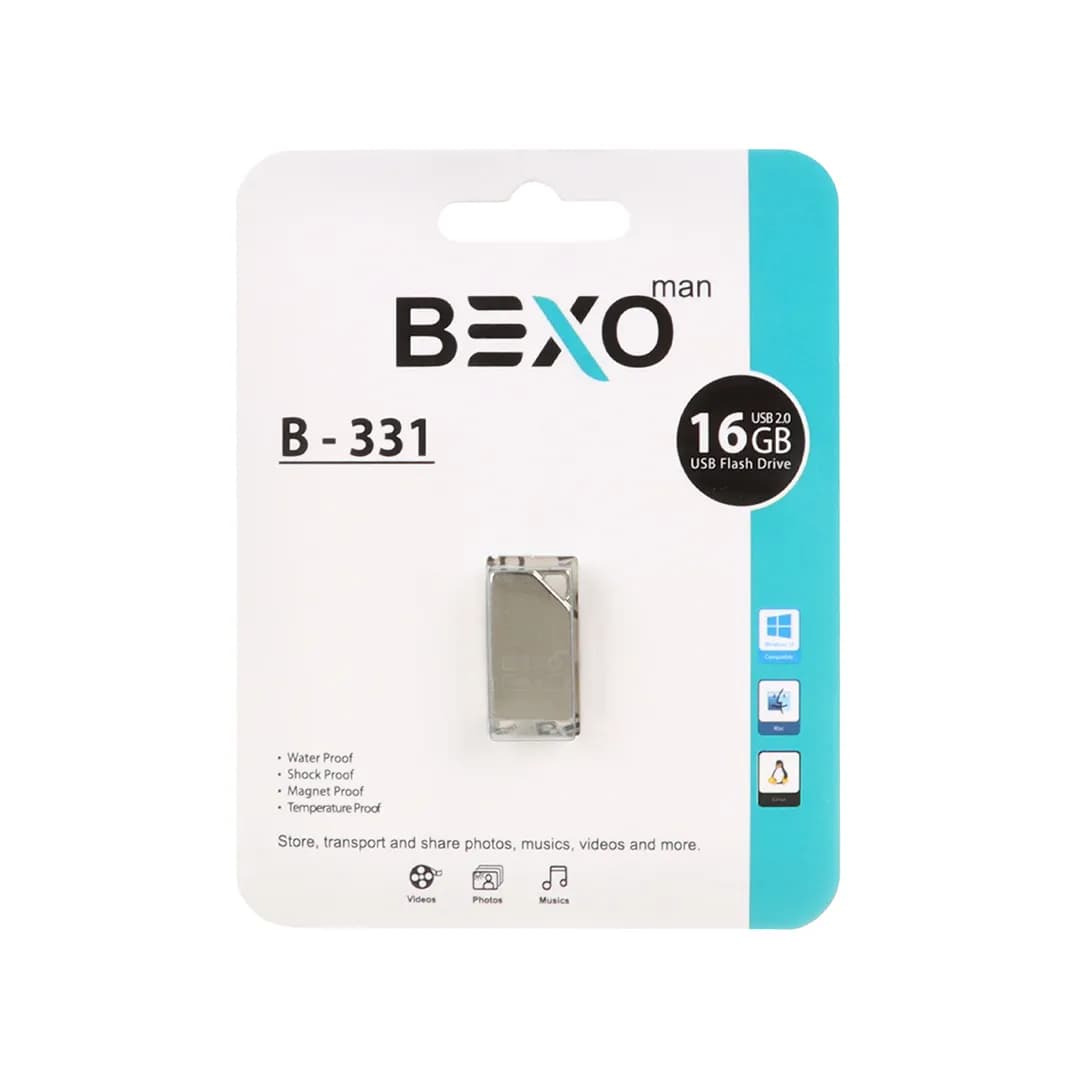 فلش مموری بکسو مدل B-331 ظرفیت 64 گیگابایت USB2.0 — تصویر ۲