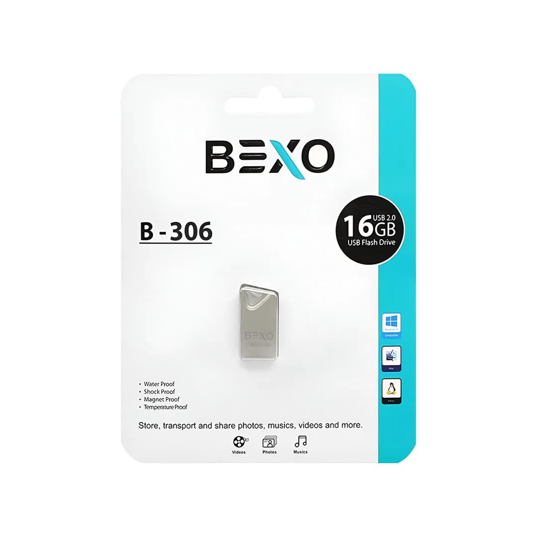 فلش مموری بکسو مدل B-306 ظرفیت 32 گیگابایت USB2.0 — تصویر ۲