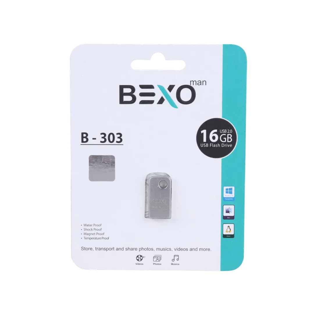 فلش مموری بکسو مدل B-303 ظرفیت 32 گیگابایت USB2.0 — تصویر ۲