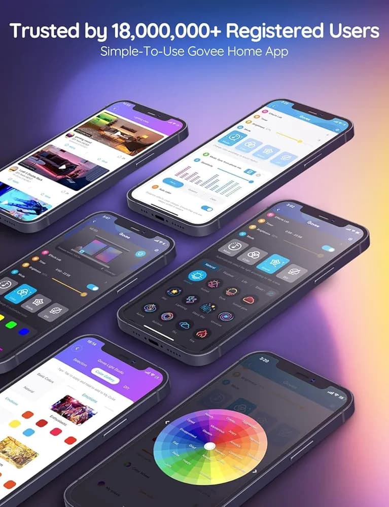 ریسه هوشمند نوار چراغ RGB هوشمند Govee — تصویر ۳