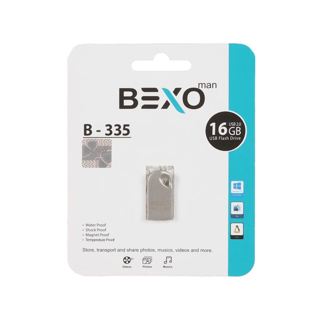 فلش مموری بکسو مدل B-335 ظرفیت 16 گیگابایت USB2.0 — تصویر ۲