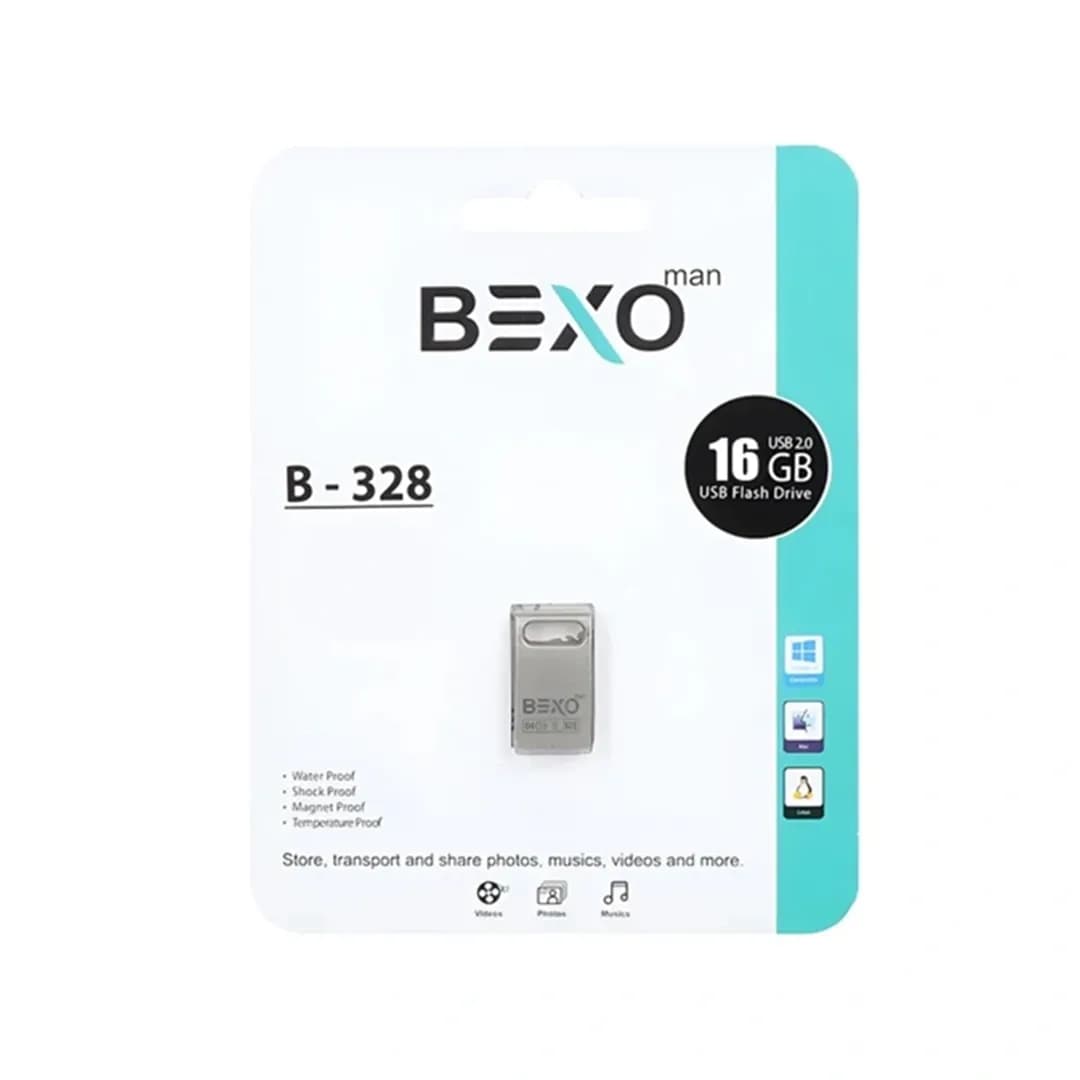 فلش مموری بکسو مدل B-328 ظرفیت 16 گیگابایت USB2.0 — تصویر ۲