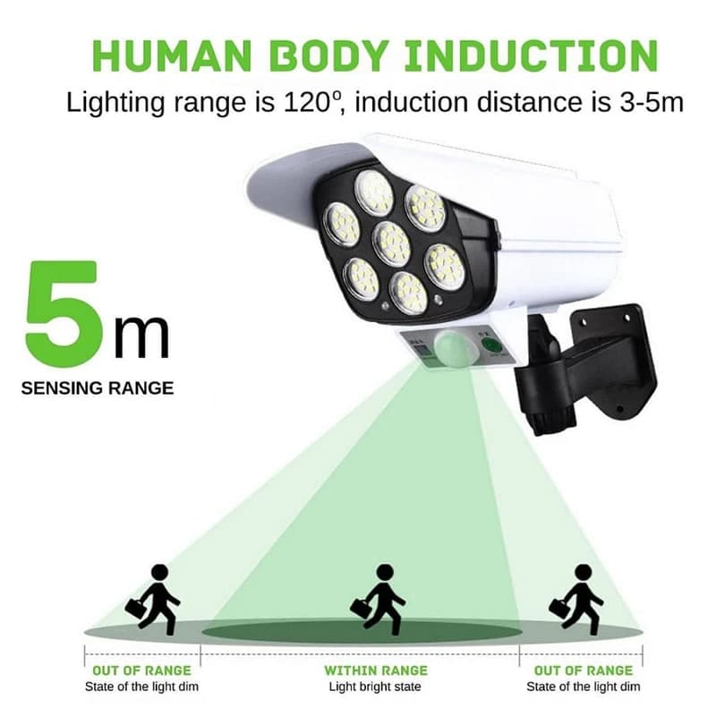 پروژکتور دیواری خورشیدی مدل Solar Sensor light2187T — تصویر ۴