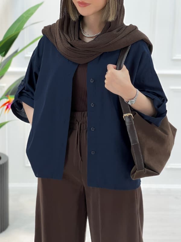 شومیز مانتویی ویانا — تصویر ۷