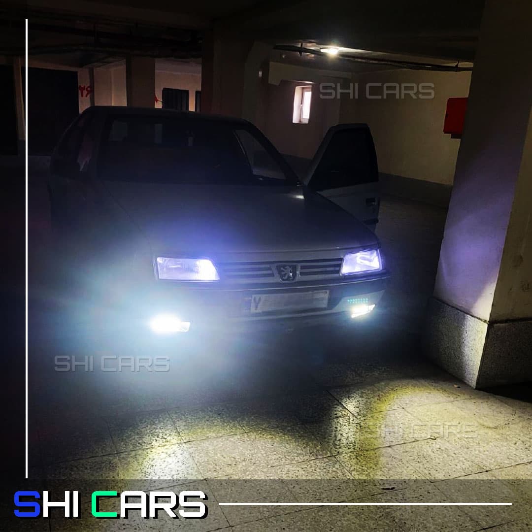 چراغ مه شکن (پروژکتور) پژو 405 سری جدید ال ای دی LED – شیکارز — تصویر ۶