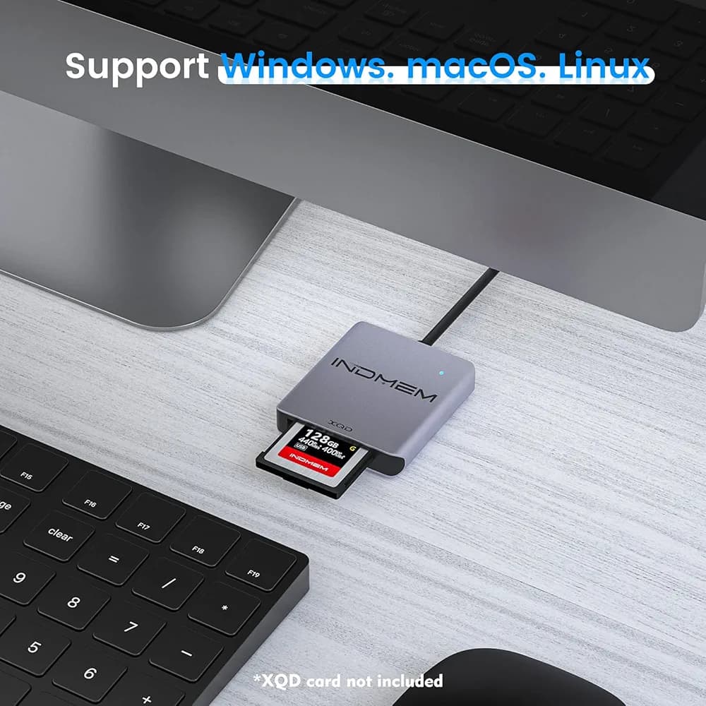 کارت‌خوان XQD، مدل INDMEM USB 3.0 — تصویر ۳