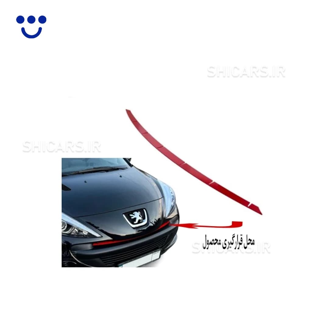 رد لاین چسبی سپر خودرو مناسب برای پژو 207 – شیکارز