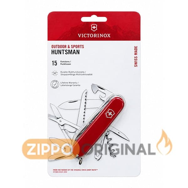 چاقوی ویکتورینوکس 15 کاره Victorinox Huntsman 1.3713