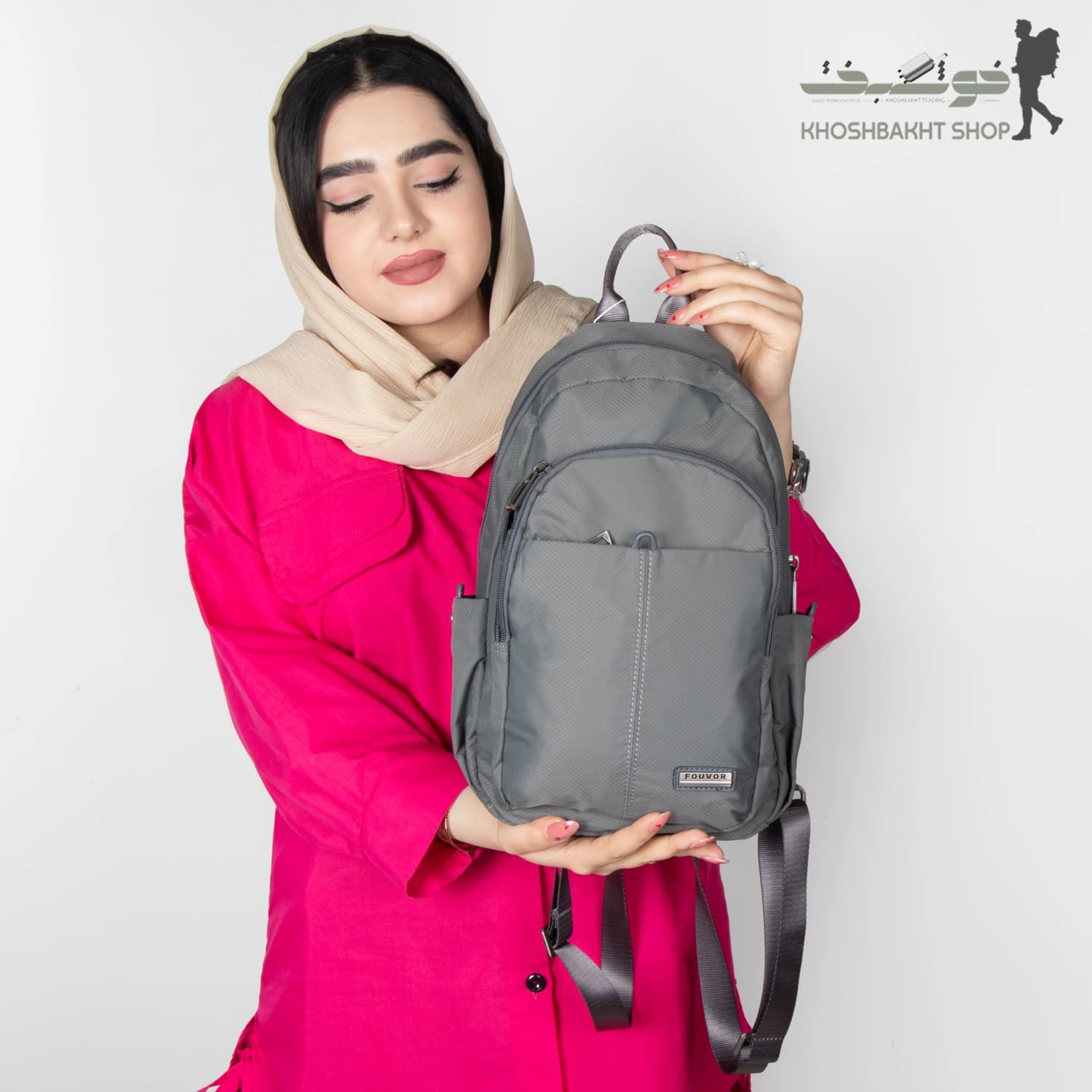 بادی بگ و کوله دوکاره برند fouvor کد 2961-09 — تصویر ۴