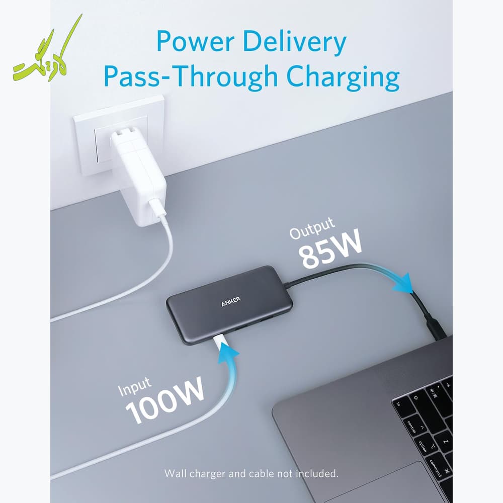 هاب ۷ پورت USB-C انکر Anker PowerExpand+ 7-in-1 A8346 — تصویر ۵