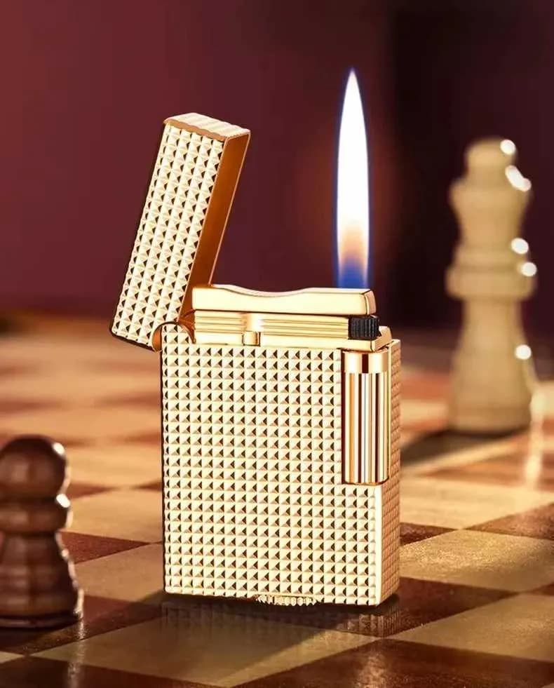 فندک گازی بغل زن Derui (طرح دپونت) دایموند — تصویر ۴
