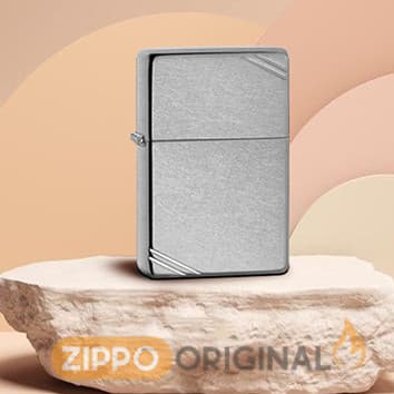زیپو اصل کد 267 نقره ای خشدار | وینتیج — تصویر ۶