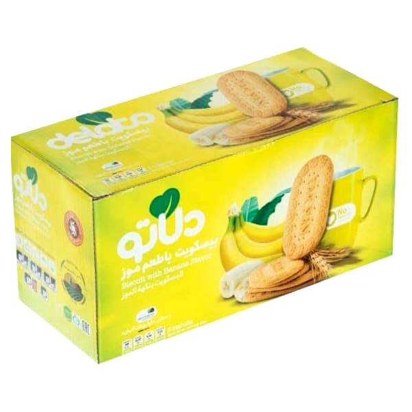 بیسکویت پذیرایی موزی تزئین شکر دلاتو ویتانا(900 گرم)