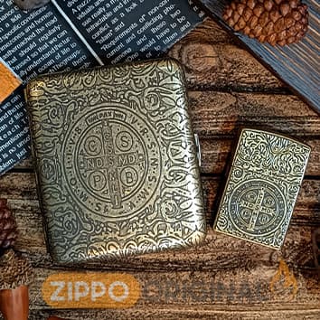 ست کادویی کیف سیگار فندک کنستانتین