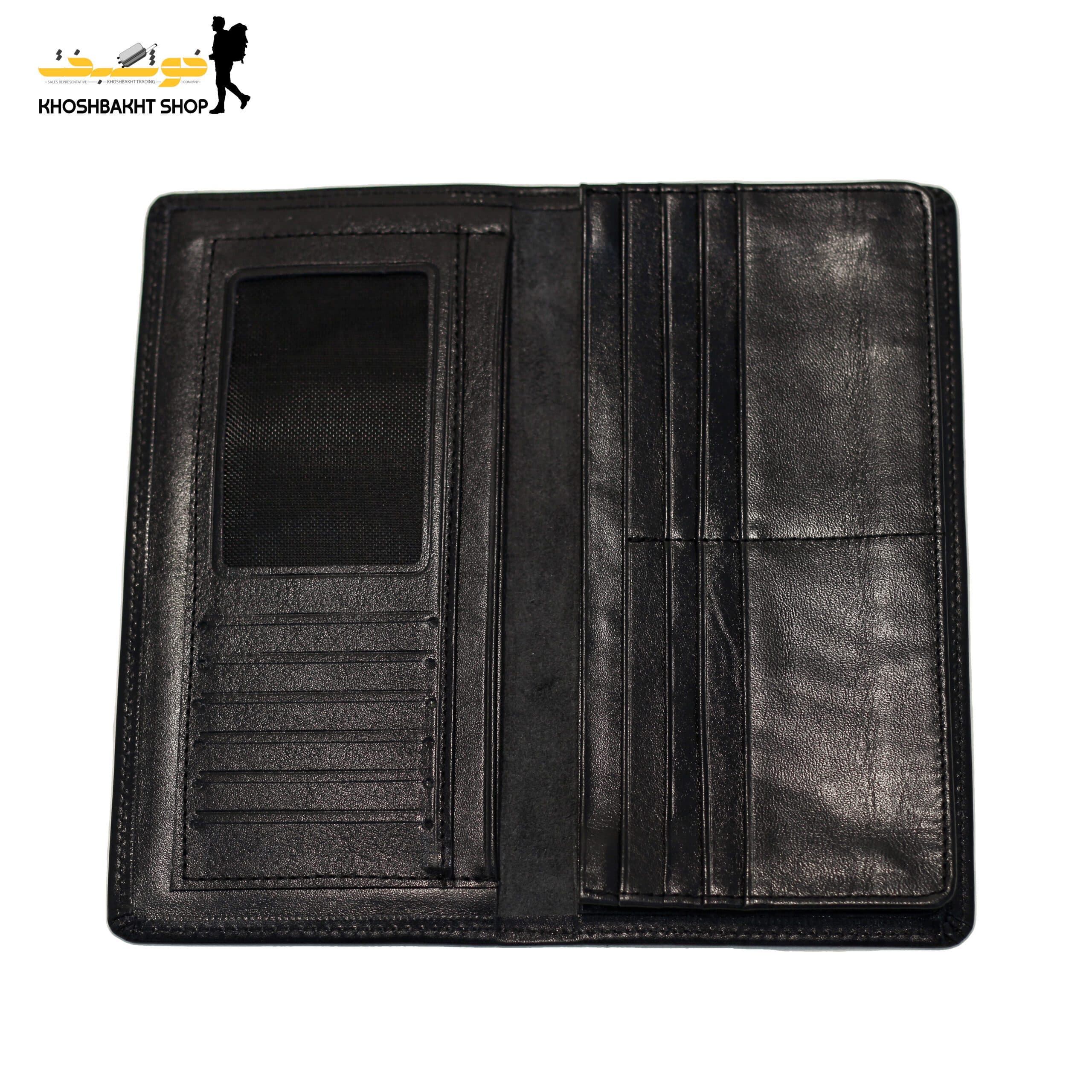 کیف پول رسمی چرم طبیعی طبیعی مدل 04 — تصویر ۳
