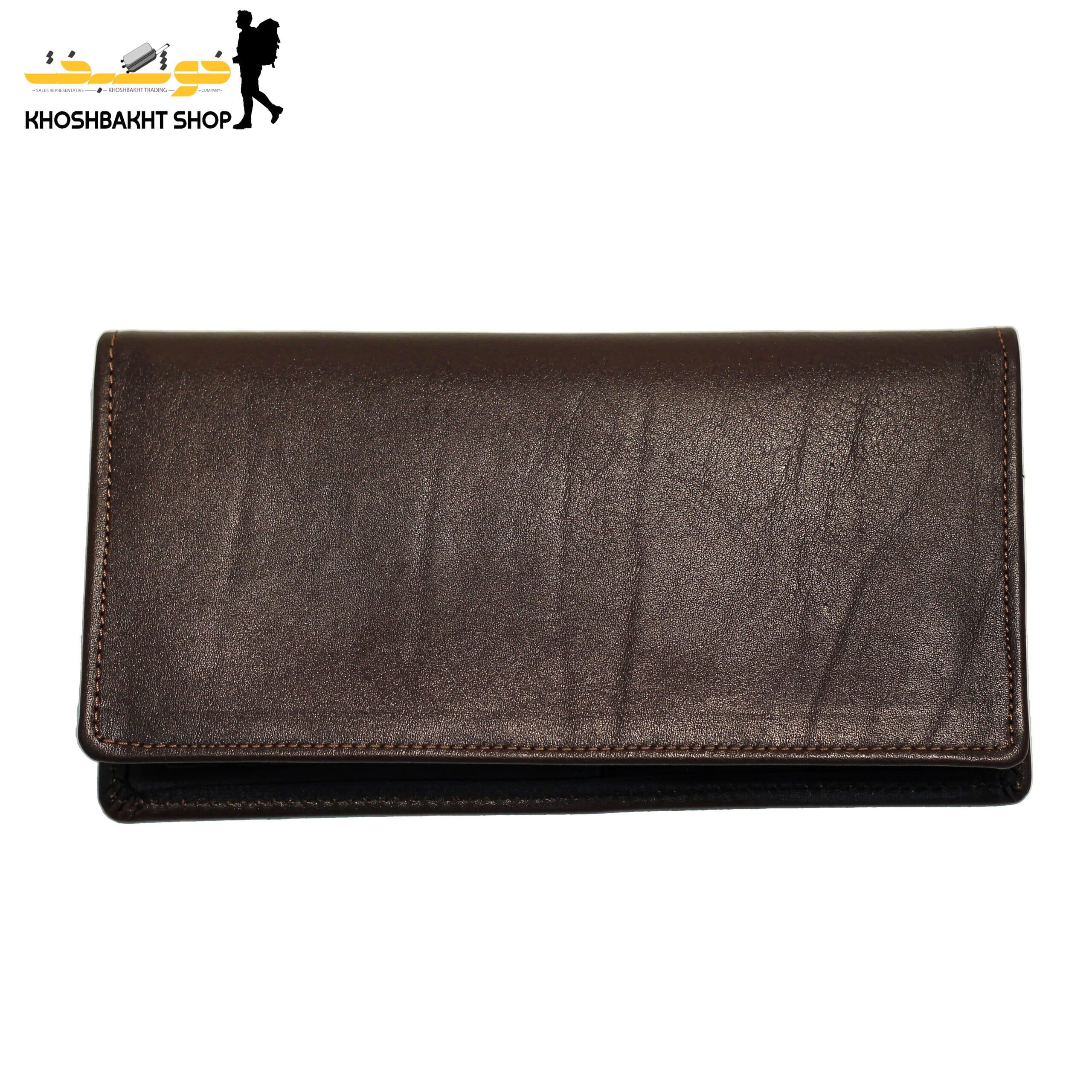 کیف پول رسمی چرم طبیعی طبیعی مدل 02 — تصویر ۴