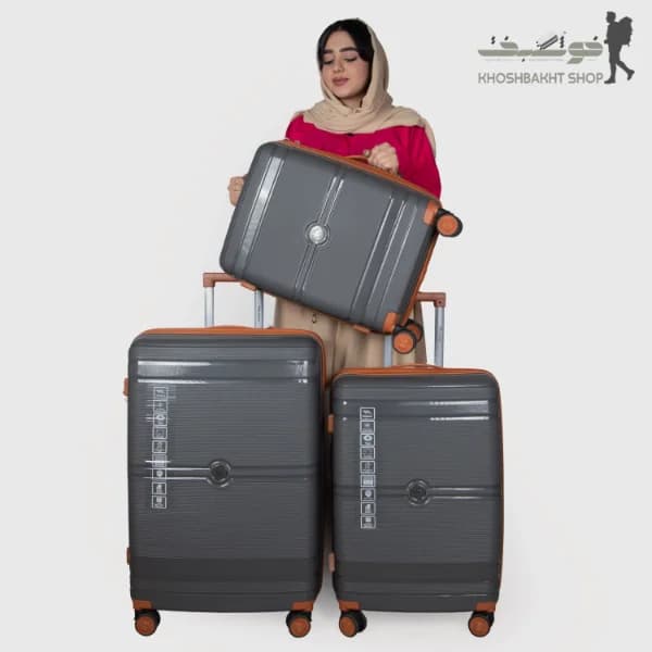 ست 3 تکه چمدان مونزا مدل KL-2302B — تصویر ۲