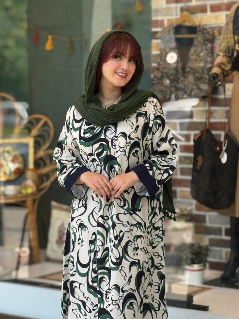 پیراهن پریا حروف فارسی کله غازی — تصویر ۲
