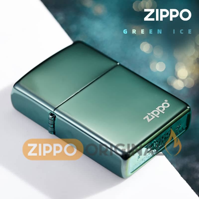 زیپو اصل کد 28129zl سبز-براق — تصویر ۶