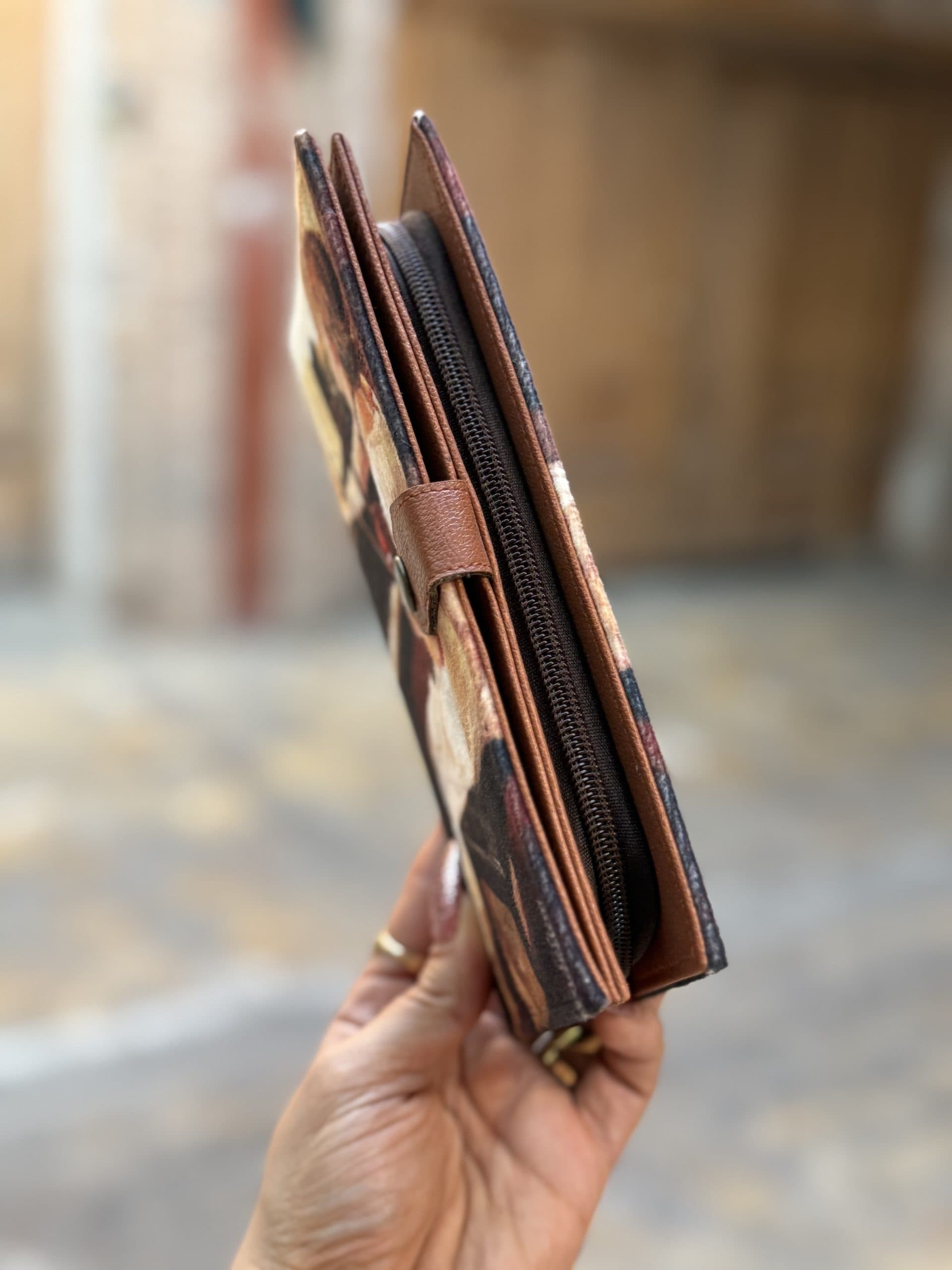 کیف پول مخمل پالتویی دوبل ۳ — تصویر ۲