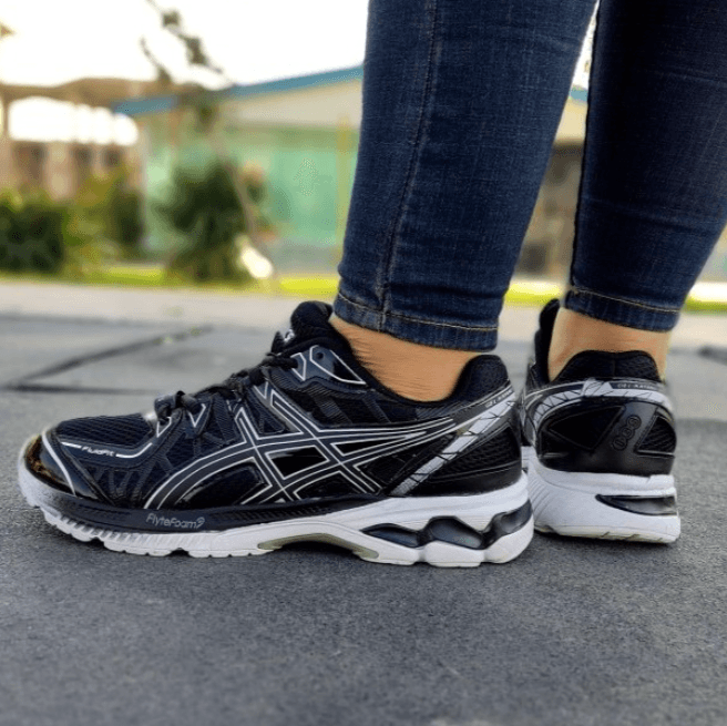 کتونی اسیکس سفید طلایی کایانو 20 — تصویر ۲