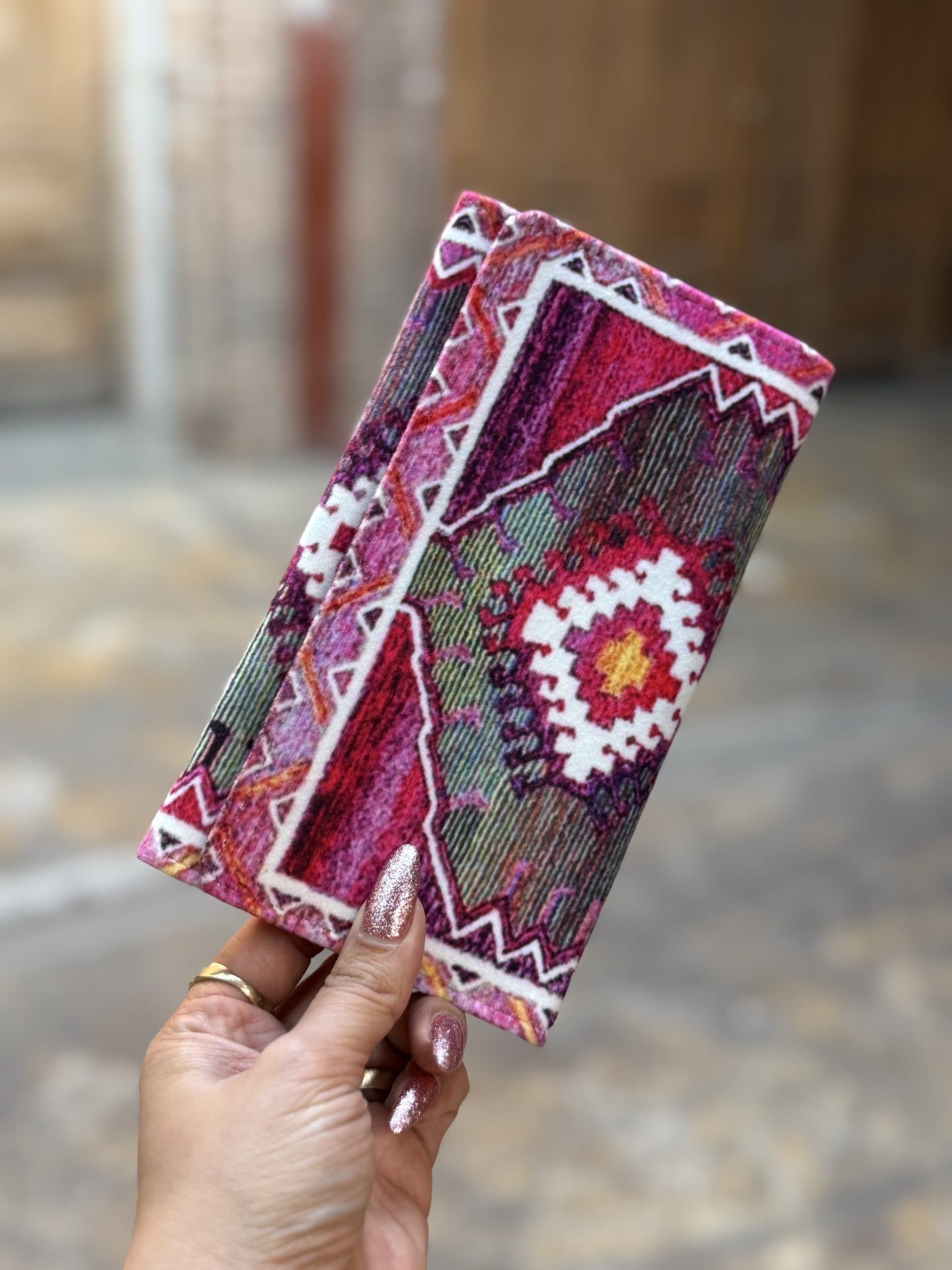 کیف پول مخمل پالتویی ۳ لتی ۷