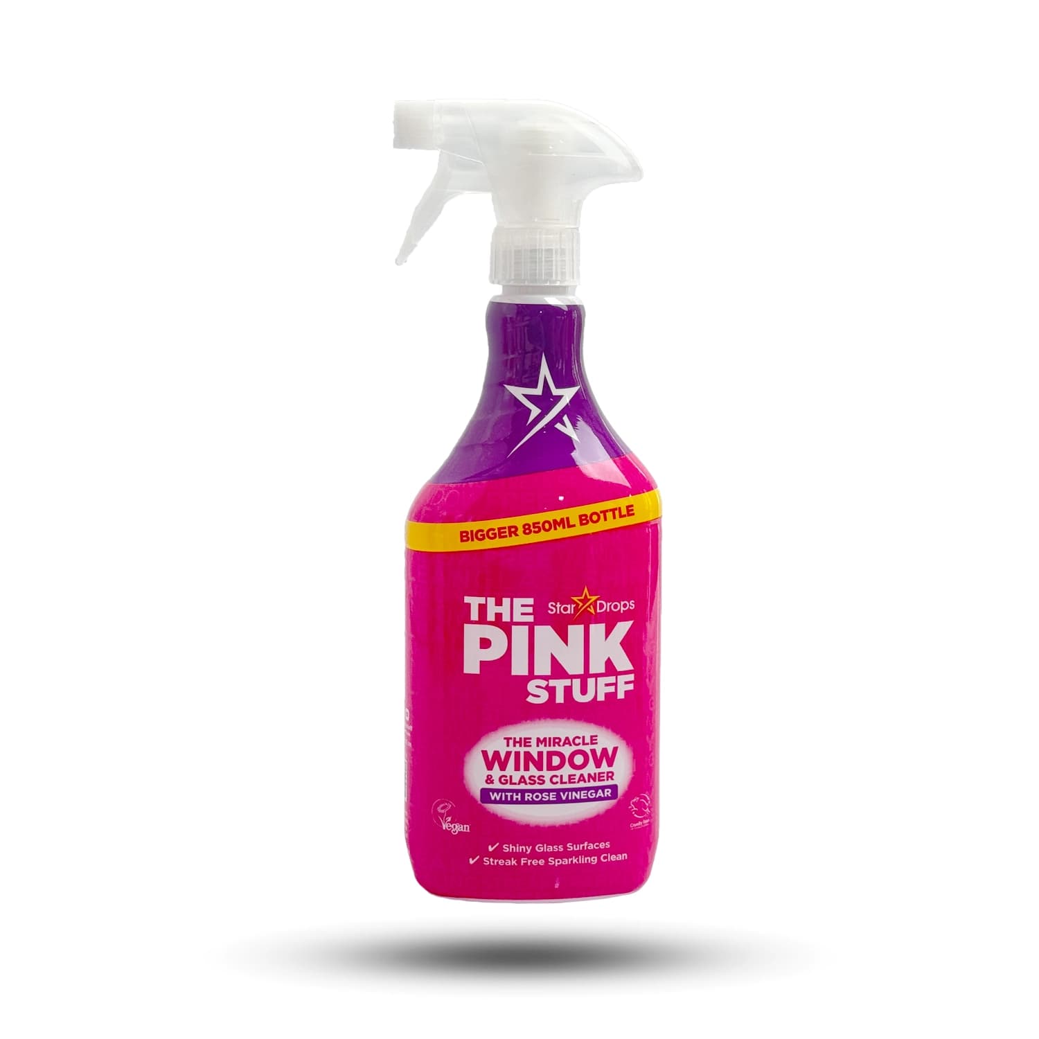 اسپری شیشه‌ پاک‌ کن پینک استاف مدل Window & Glass Cleaner حجم 750 میل