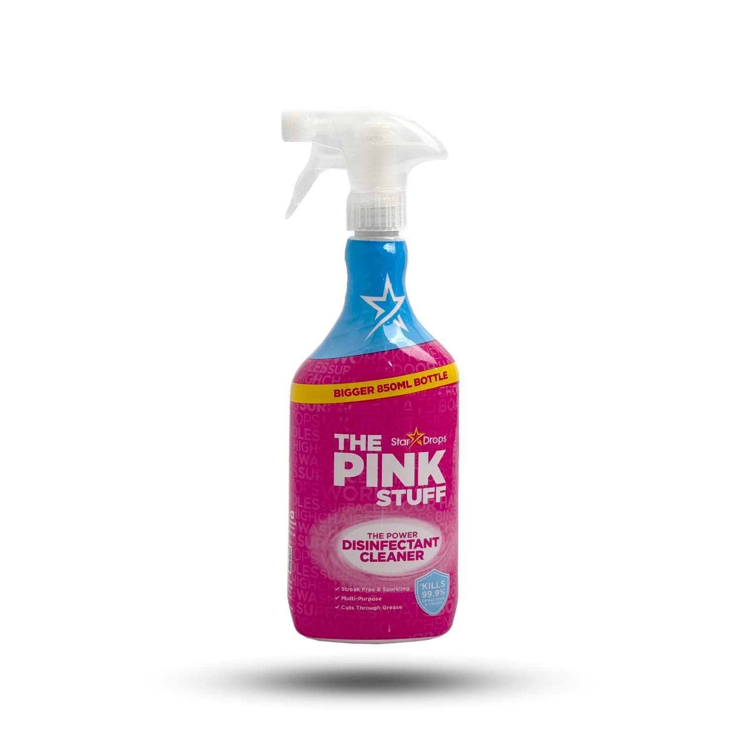 اسپری ضد عفونی‌کننده سطوح پینک استاف مدل Disinfectant Cleaner حجم 850 میل