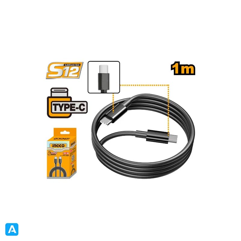 کابل شارژر دو سر تایپ سی اینکو مدل IUCC02