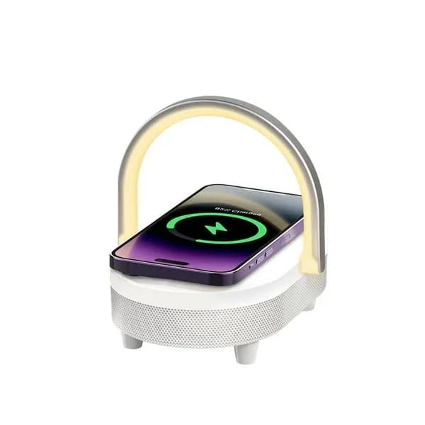 شارژر بی سیم و اسپیکر 4 کاره رسی مدل RLS-L16 — تصویر ۲