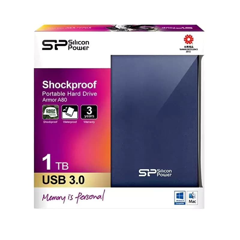 هارد اکسترنال سیلیکون پاور مدل Armor A80 ظرفیت 1 ترابایت | Silicon Power — تصویر ۴