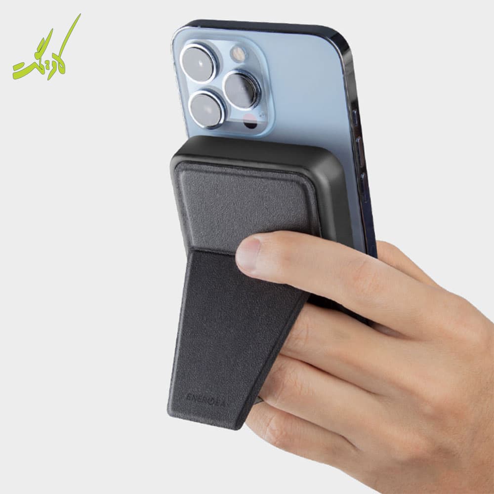 پاوربانک بیسیم مگسیف و استند انرژیا Energea MagPac Grip 10000mAh — تصویر ۸